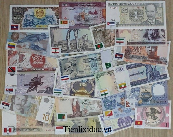 bộ tiền 50 nước