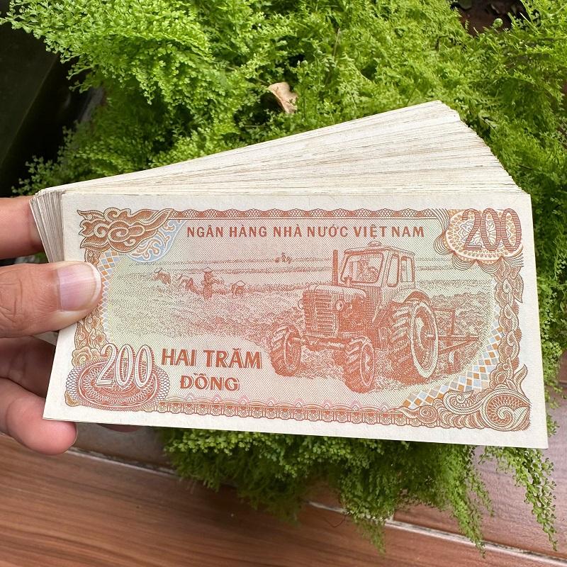 COMBO 100 TỜ TIỀN LÌ XÌ, TIỀN XƯA 200 ĐỒNG NĂM 1987 – SƯU TẦM GIÁ TRỊ LƯU GIỮ KÝ ỨC
