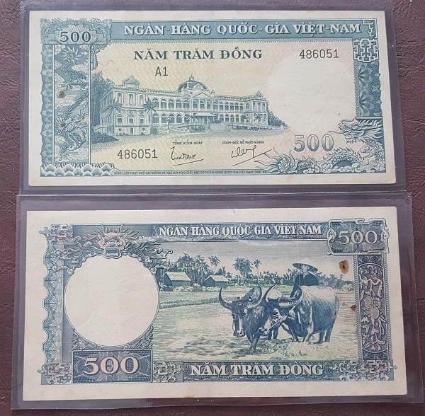 500 Đồng Trâu Xanh - Ngô Đình Diệm 1962