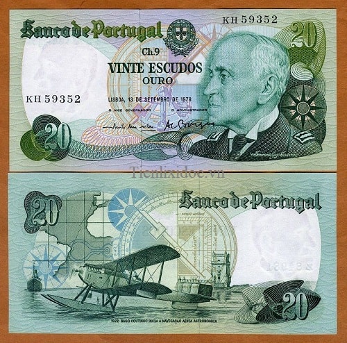 Bồ Đào Nha 20 escudos 1978