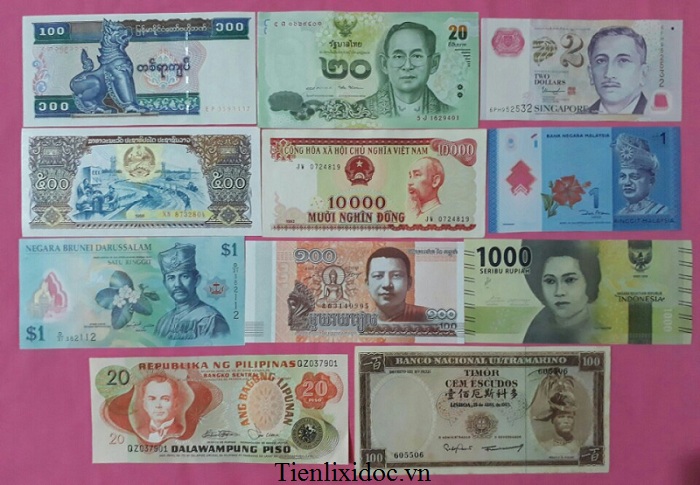 Bộ Tiền 11 Nước Đông Nam Á Bộ Tiền 11 Nước Đông Nam Á