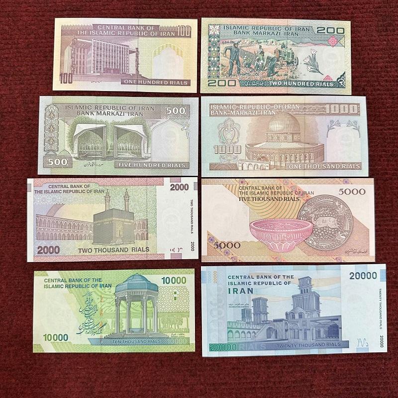 Bộ Tiền Iran 8 Tờ