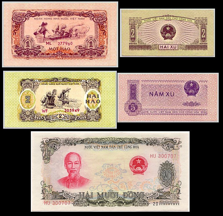 Bộ Tiền Xưa Việt Nam Dân Chủ 1962 - 1975
