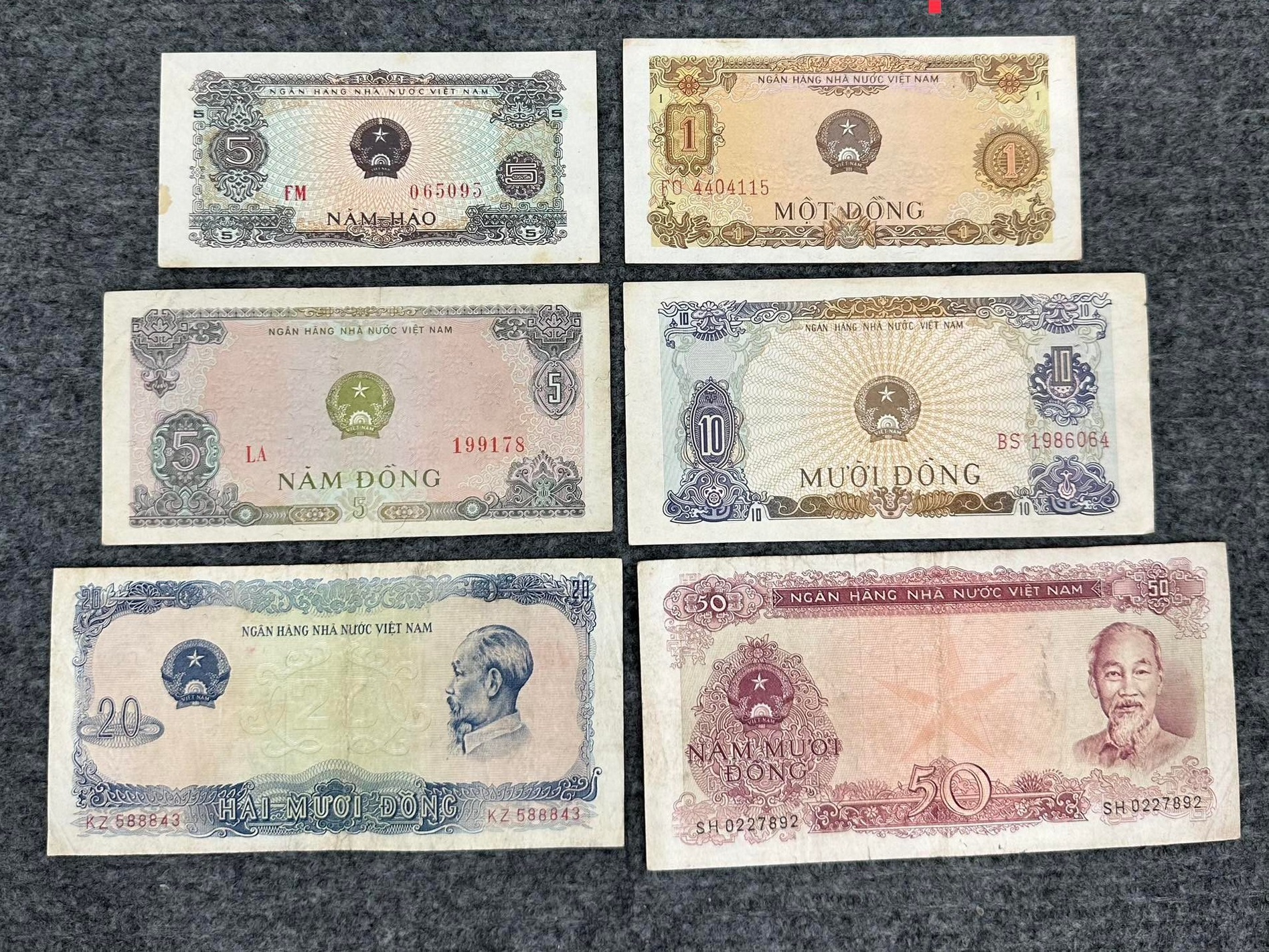 Bộ Tiền Xưa Việt Nam Năm 1976(chất lượng 70-90%)