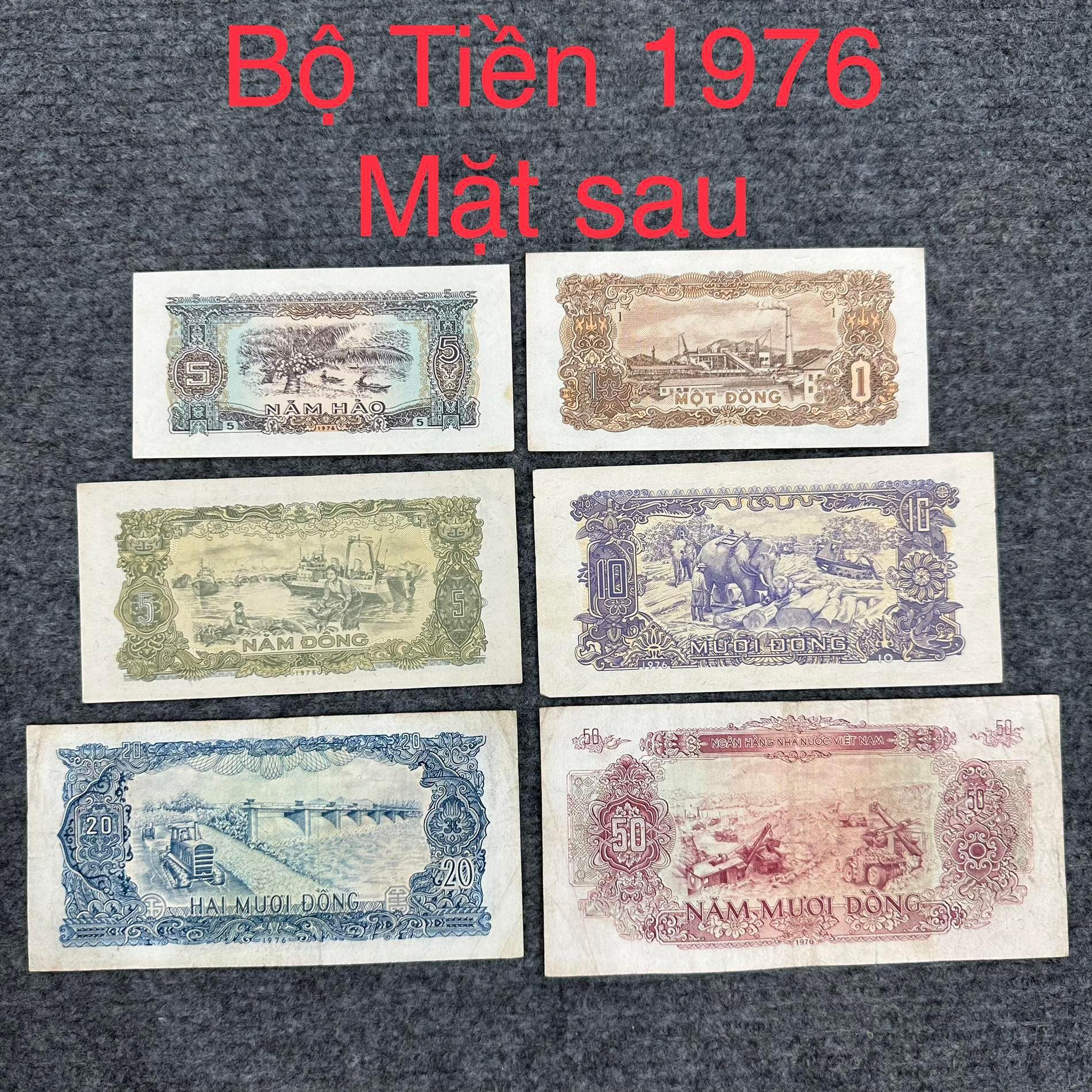 Bộ Tiền Xưa Việt Nam Năm 1976(chất lượng 70-90%)