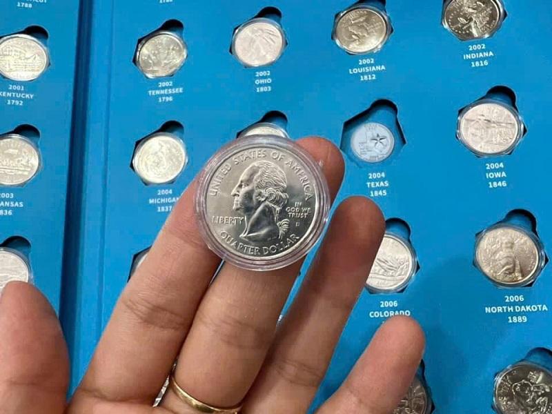Bộ Sưu Tập Tiền Xu 50 Bang + 6 Vùng Lãnh Thổ Hoa Kỳ – Bộ Sưu Tập Sang Trọng, Đẳng Cấp