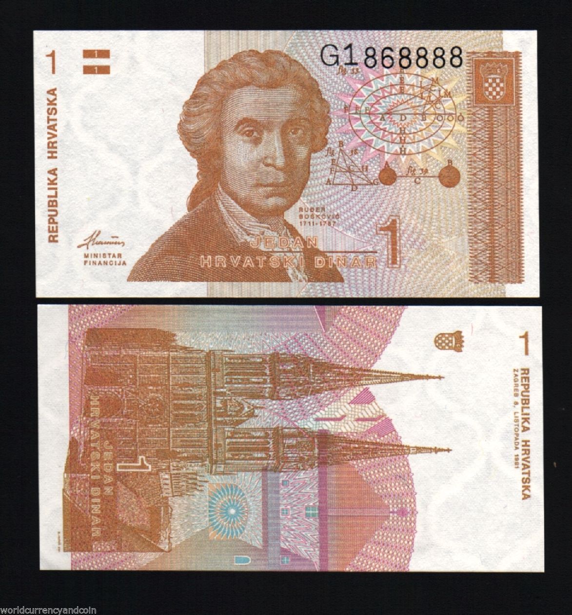 Croatia 1 Kuna