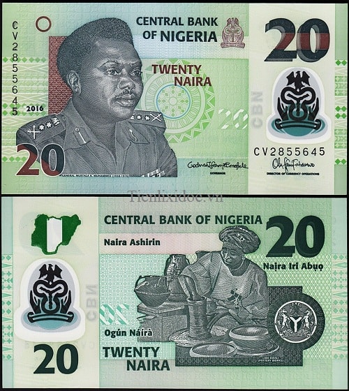 Nigeria 20 naira - polime