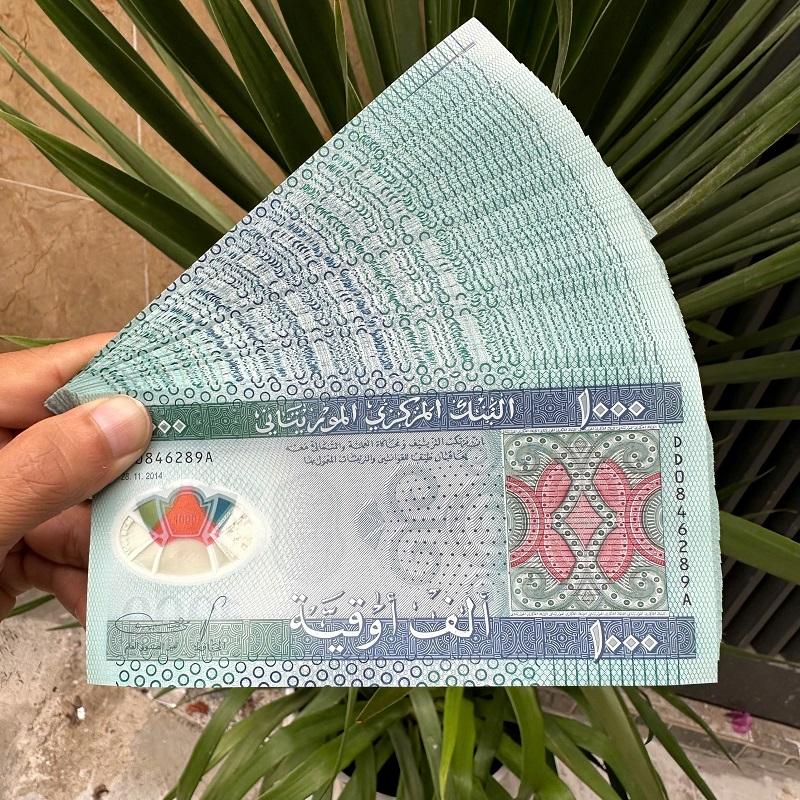 TÉP 100 TỜ TIỀN MAURITANIA 1000 OUGUIYA POLYMER – LÌ XÌ ĐẲNG CẤP & SƯU TẦM