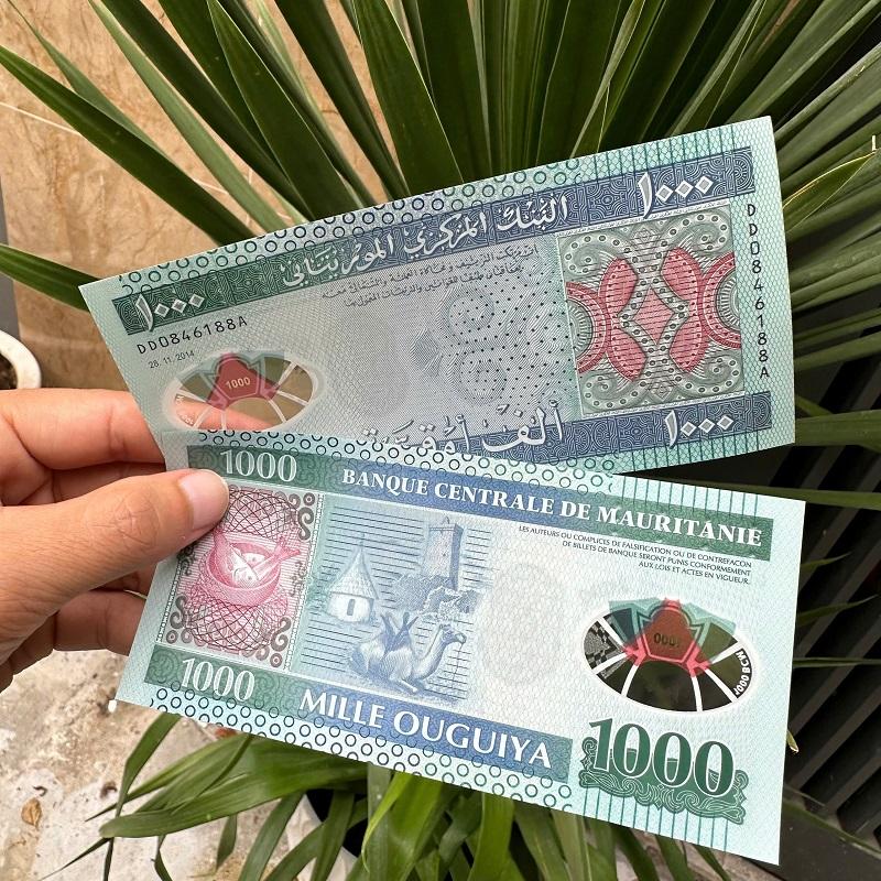 TÉP 100 TỜ TIỀN MAURITANIA 1000 OUGUIYA POLYMER – LÌ XÌ ĐẲNG CẤP & SƯU TẦM