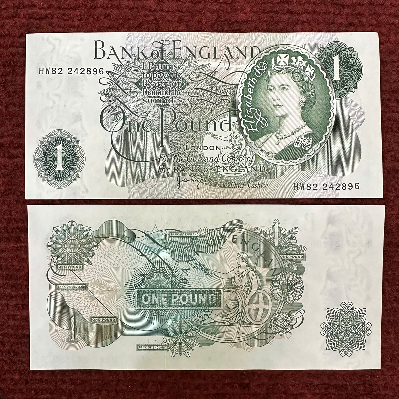 Tiền 1 Bảng Anh 1962 - UNC