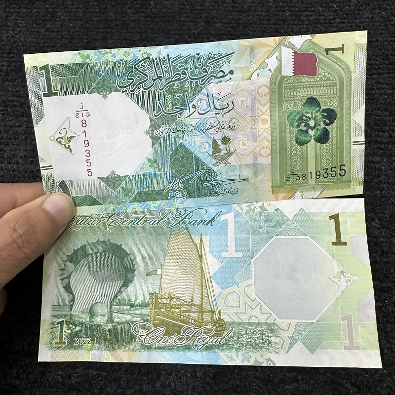 Tiền Qatar 1 Riyal UNC