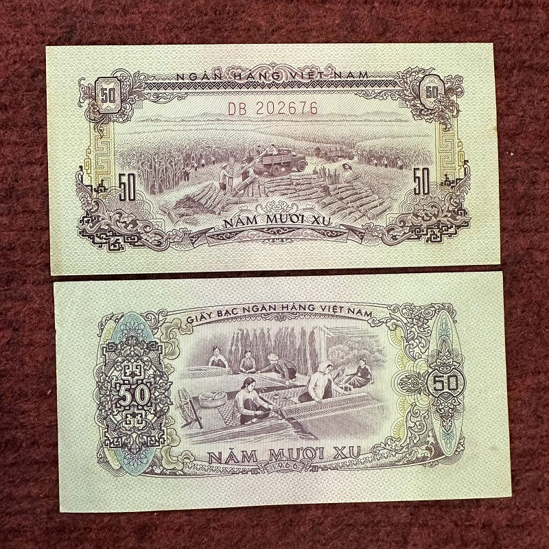 Tiền Xưa Giải Phóng 50 Xu 1966 VNDC(Chất lượng khoảng 70%)